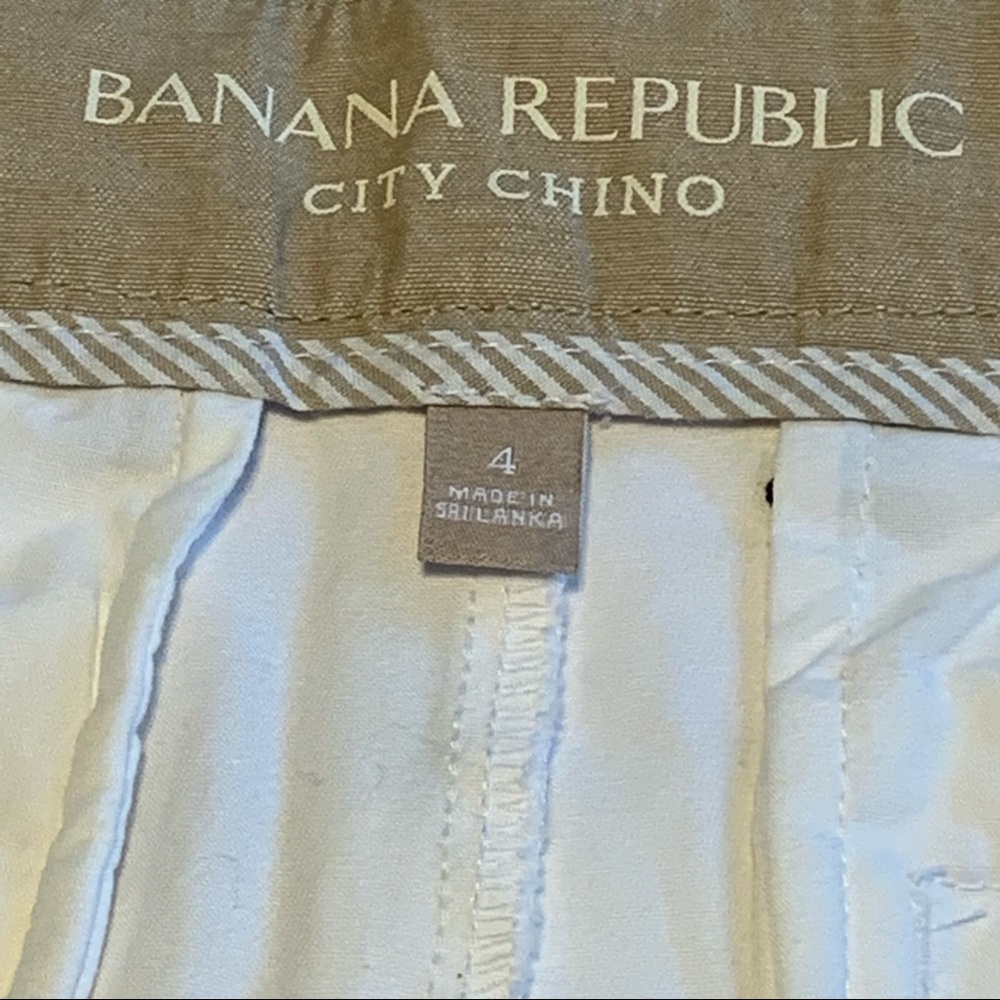 Banana Republic City Chino Short White Size 4 - Picture 7 of 15